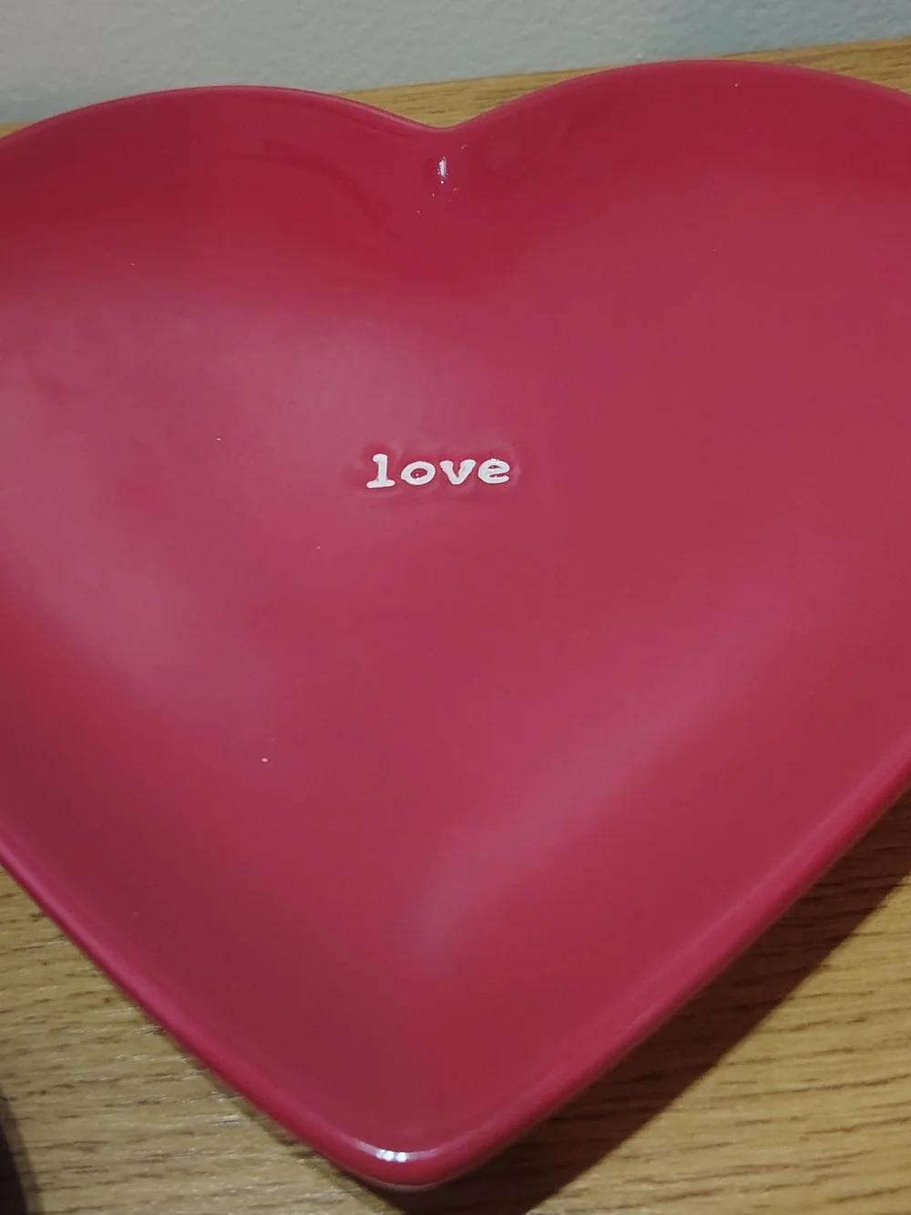 Pottery Barn heart shaped